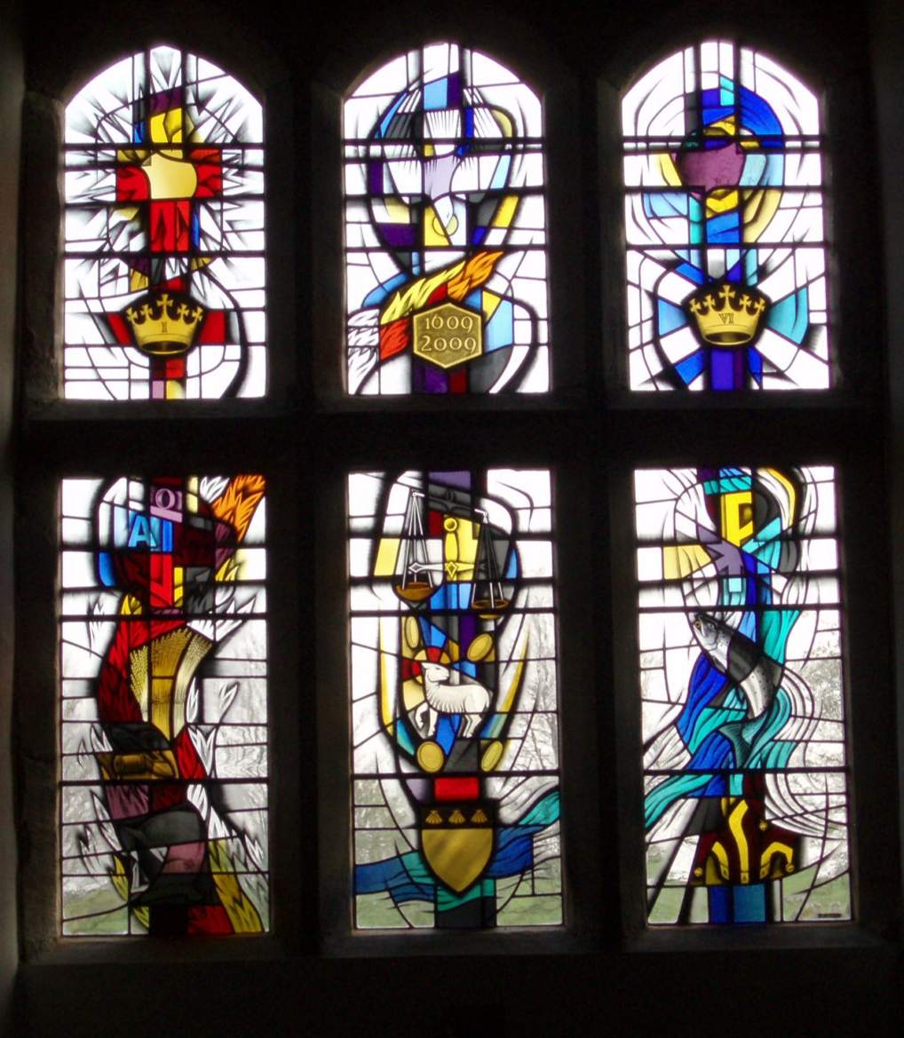 400th Anniversary window, Arthurate Chursch, Albion Glass